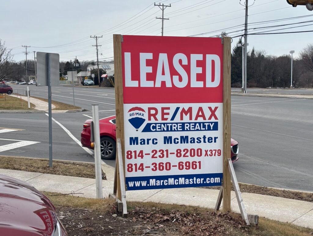 Real Estate Signs, Leased